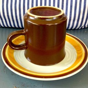 2pc Vintage Chadds Ford Stone Ware saucer & cup